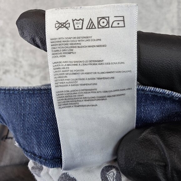 Roxy Jeans Womens Size 25 Blue Flare Bell Bottom Denim Stretch Juniors M473168 - Picture 15 of 15